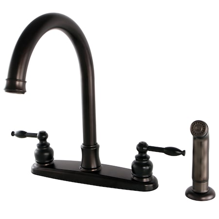 Knight FB7795KLSP 8-Inch Centerset Kitchen Faucet with Sprayer FB7795KLSP